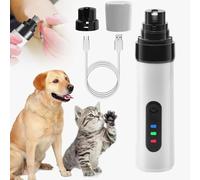 Silent Groom Pro - Coupe-ongles pour chien, rechargeable par USB - Coupe-ongles électrique de micro-précision pour chien - Outil de toilettage pour animaux de compagnie (1 ensemble)