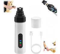 Silent Groom Pro Nail Grinder Cordless, USB Rechargeable Silent Groom Pro Nail Grinder for Dogs and Cats, with 2 Grinding Heads, Low Noise Dogs Nail File for Dogs and Cats (1Set+1 Grinding headad)