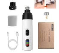 Silent Groom Pro Nail Grinder, Rechargeable USB Charging Electric Pet Nail Grinder, Pet Poochie Nail Grinder, Pet Paws Grooming Tool (Standard + 1 grinding head)