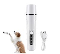 Silent Groom Pro Tondeuse à ongles pour chien rechargeable 5,51 x 1,34 x 1,34 pouces, taille-crayon à pattes de chat | Fournitures de conception silencieuse pour