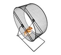 Silent Hamster Wheel - 8.7in Solid Track, Small Animals Running Wheel, Nocturnal Exercise Spinner, Cage Accessories for Gerbil, Anti Squeak Rotating Disc | Bedroom Safe Play Equipment for Mouse Dwarf
