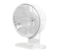 Silent Hamster Wheel, Transparent Exercise Spinner Running Wheel, Gerbil Toys, Height Adjustable Hamster Accessories, Pet Supplies for Homester, Small Animals, 18cm/7.09 inches