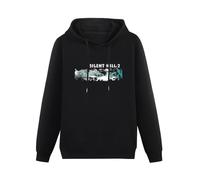 Silent Hill 2 Hooded Men Hoodienage Cotton Silent Hill Silent Hill Black M