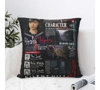 Silent Hill F Horror Poster Taie d'oreiller drôle pour canapé Housse de coussin décorative Taie d'oreiller douce personnalisée Cadeau