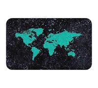 Silent Monsters Tapis de Souris L 36 x 25 cm, Mouse Pad, Carte du Monde Vert, Tapis de Souris en Tissu, antidérapant, Silencieux, Le Jeu vidéo, Bureau, Home Office, Lavable, Enroulable, découpé Laser