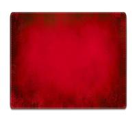 Silent Monsters Tapis de Souris L 36 x 25 cm, Mouse Pad, Motif Rouge, Tapis de Souris en Tissu, antidérapant, Silencieux, Le Jeu vidéo, Bureau, Home Office, Lavable, Enroulable, Cousu