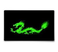 Silent Monsters Tapis de Souris S 24 x 20 cm, Petit Mouse Pad, Motif Dragon de feu, Tapis de Souris en Tissu, antidérapant, Silencieux, Le Jeu vidéo, Bureau, Home Office, Lavable, Enroulable, Cousu