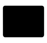Silent Monsters Tapis de Souris S 24 x 20 cm, Petit Mouse Pad, Motif Noir, Tapis de Souris en Tissu, antidérapant, Silencieux, Le Jeu vidéo, Bureau, Home Office, Lavable, Enroulable, découpé au Laser