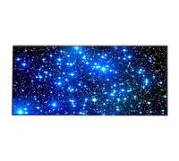 Silent Monsters Tapis de Souris XXL 90 x 40 cm, Mouse Pad Grand, Motif Cosmos, Tapis de Souris en Tissu, antidérapant, Silencieux, Le Jeu vidéo, Bureau, Home Office, Lavable, Enroulable, Cousu