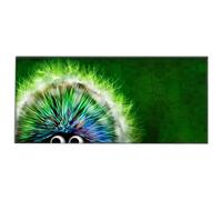 Silent Monsters Tapis de Souris XXL 90 x 40 cm, Mouse Pad Grand, Motif hérisson Vert, Tapis de Souris en Tissu, antidérapant, Silencieux, Le Jeu vidéo, Bureau, Home Office, Lavable, Enroulable, Cousu