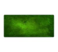 Silent Monsters Tapis de Souris XXL 90 x 40 cm, Mouse Pad Grand, Motif Vert, Tapis de Souris en Tissu, antidérapant, Silencieux, Le Jeu vidéo, Bureau, Home Office, Lavable, Enroulable, Cousu