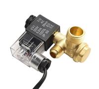 Silent Oil-Free Air Compressor Electromagnetic Check Valve Accessories Plastic Solenoid Valve Power Off Pressure Relief Valve(A)
