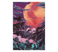 Silent Planet A Lone Warrior's Journey Puzzle en Bois, 1000 pièces | Cadeau pour amateur de puzzle - tri par détails du motif pour avancer régulièrement le w nd.