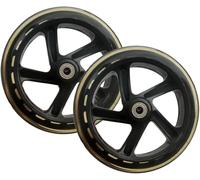 Silent Pu Roller Skate Wheels Wagon (145mm X 30mm Translucent)