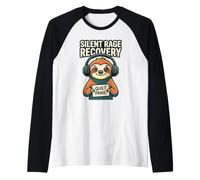 Silent Rage Recovery Quiet Panic Awarene Paresseux Santé mentale Manche Raglan