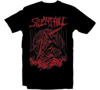 Silent Red Thing T Shirt Silent Hill Pyramid Head Heavy Metal Band Tee Horror Shirt Shirt Movie Retro Tee for Men Black M