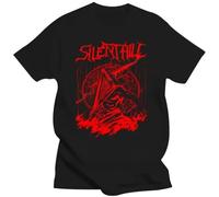 Silent Red Thing Unisex T Shirt Silent Hill Pyramid Head Heavy Metal Band Tee Horror Shirt Video Game Shirt Movie Retro Tee Black S