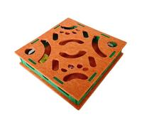 Silent Scratch Board - Cat Nail File Toy for Indoor Play | Felt with Bell Ball Pad, Furniture Protection Grooming Accessory, Suitable for Kitten, Dog, Small, Medium, Couch