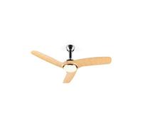 Silent Service Ventilateur de plafond Ø 128 cm, 3 pales , 50dB - Design bois