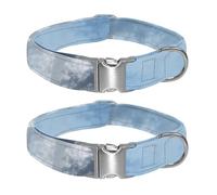 Silent Snow Collier réglable en nylon pour chien de taille moyenne et grande taille