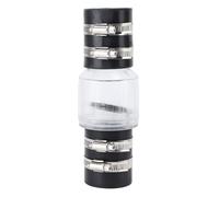 Silent Sump Pump Check Valve | Spring Loaded Flapper Eliminates Water Hammer Noise | Clear Valve for Water Flow Monitoring | Leakproof ABS Construction (S)