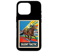 Silent Tactic Cheval, Course de Chevaux, Santa Anita, Del Mar Coque pour iPhone 16 Pro