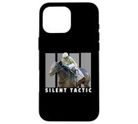 Silent Tactic Cheval, Course de Chevaux, Santa Anita, Del Mar Coque pour iPhone 16 Pro Max