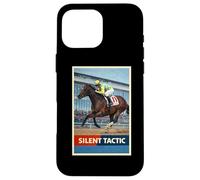 Silent Tactic Cheval, Course de Chevaux, Santa Anita, Del Mar Coque pour iPhone 16 Pro Max