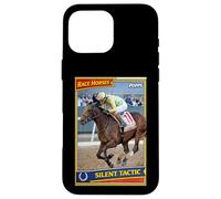 Silent Tactic Cheval, Course de Chevaux, Santa Anita, Del Mar Coque pour iPhone 16 Pro Max