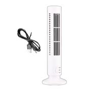 Silent Tower Fan - 12.99 Inch Silent Airflow Cooler | 400g Electric Cooling Fan - Bladeless USB Desktop Air streamlined safety design perfect for Cuѕtomizing airflow in your office
