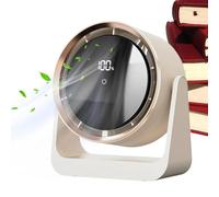 Silent USB Desktop, Personal Air Cooler, 6,93 x 3,39 po Wall-Mounted Ventilateur, Soft Night Lights, Energy Efficient Fan for Home Office, Kids Bedroom, and Small Spaces
