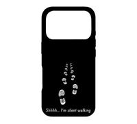 Silent Walking Shhh ne me dérange Pas, Je Marche silencieusement Coque pour iPhone 17 Pro