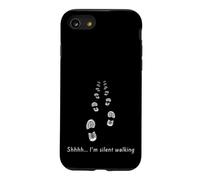 Silent Walking Shhh ne me dérange Pas, Je Marche silencieusement Coque pour iPhone SE (2020) / 7/8