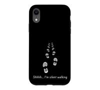 Silent Walking Shhh ne me dérange Pas, Je Marche silencieusement Coque pour iPhone XR