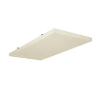 SILENT4® Absorbeur acoustique mur & plafond 120x6x5cm, montage par vis, acoustique améliorée prouvée par panneau acoustique avec revêtement en tissu lin