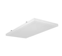 SILENT4® Absorbeur acoustique mur & plafond 120x6x5cm, montage par vis, acoustique améliorée prouvée par panneau acoustique avec revêtement en tissu blanc