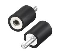 Silentbloc Moteur SOURCING MAP M5 Mâle Femelle Silent Bloc Amortisseur Anti-vibration Support Caoutchouc 15mmx20mm 2Pcs