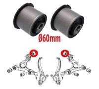 Silentbloc de bras de suspension Essieu avant inférieur Support hydraulique