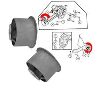 Silentblocs des supports différentiel avant pour Grand Cherokee III/IV, Liberty