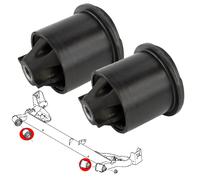 Febest Silentblocs du corps d'essieu arrière pour Renault Symbol L8_, LU1/2