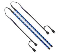 SilentiumPC Aurora Stripes RGB - LED strip - 18 ampoule(s) - LED - 2 pièce(s)