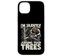Silently Judging Your Trees Funny Arborist Gift for Men Coque pour iPhone 14 Plus