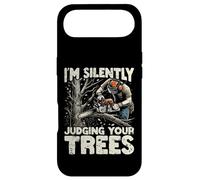 Silently Judging Your Trees Funny Arborist Gift for Men Coque pour iPhone Air
