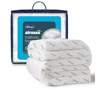 Silentnight Airflow 1000 Surmatelas pour lit Simple - Surmatelas Extra épais avec Rembourrage de 10 cm d'épaisseur, côtés en Maille pour Augmenter la Circulation de l'air et Sangles élastiques -