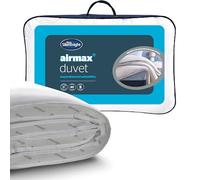 Silentnight Airmax Couette Respirante Toutes Saisons avec côtés en Maille pour éviter la surchauffe, Lavable en Machine et hypoallergénique, lit Double, Blanc