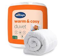 Silentnight Couette Tog Chaude et Confortable - Blanche, Microfibre, Blanc, King