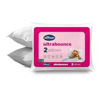 Silentnight Paire d'oreillers de Luxe Ultrabounce, Microfibre, Blanc, Lot de 2