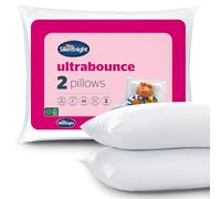 Silentnight Lot de 4 oreillers « Ultrabounce », Blanc, Microfibre, Blanc, Lot de 2