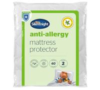 Silentnight Protège-matelas anti-allergique - Surmatelas surmatelas avec jupe ajustée protégeant contre les bactéries et les acariens - Confortable et lavable en machine - Super King Size