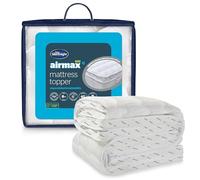 Silentnight Surmatelas, Polyester, Blanc, Simple
